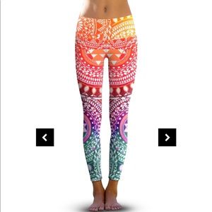 Om Shanti Eco-Friendly Active Leggings